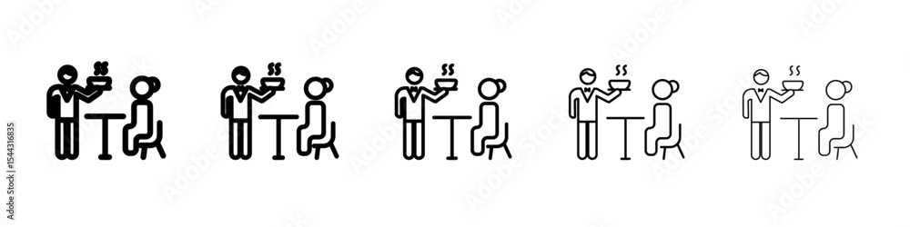 Food and restaurant icon black and white vector sign Food and restaurant icon black and white vector sign