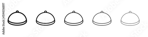 Food icon black and white vector sign