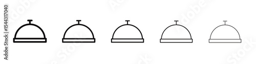 Food tray icon black and white vector sign