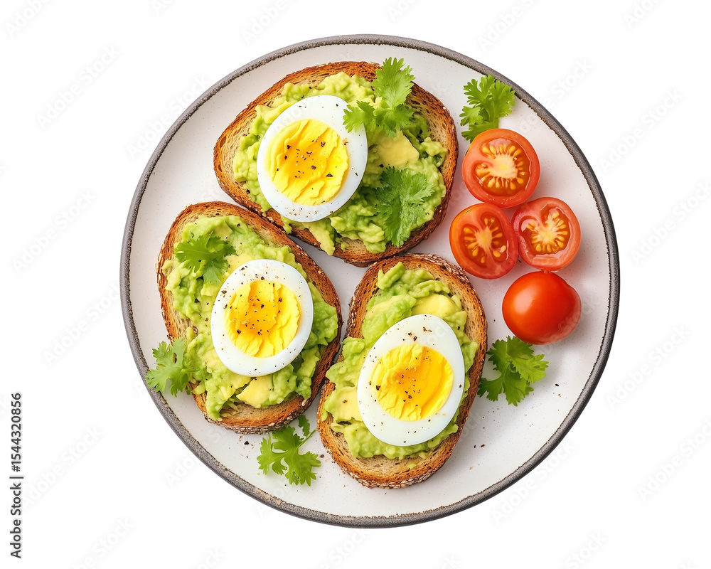 Avocado toast with egg Avocado toast with egg