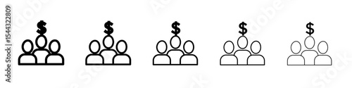 hedge fund icon black and white vector sign