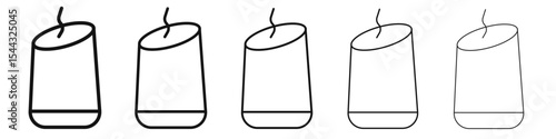 Humidifier icon black and white vector sign