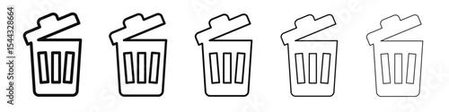 Leftovers Disposal icon black and white vector sign