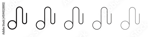 Leo zodiac sign icon black and white vector sign