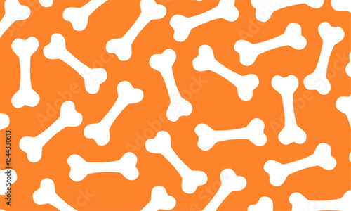  Dog bone seamless pattern. Seamless pattern. Vector illustration