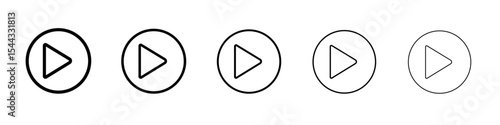 Free Download Media player icon black and white vector sign - GFXLoad