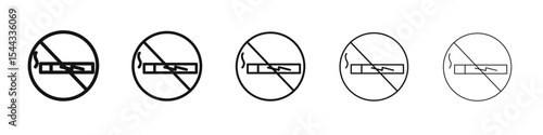 No Electronic Vaping icon black and white vector sign