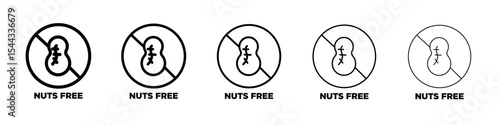 nuts free icon black and white vector sign
