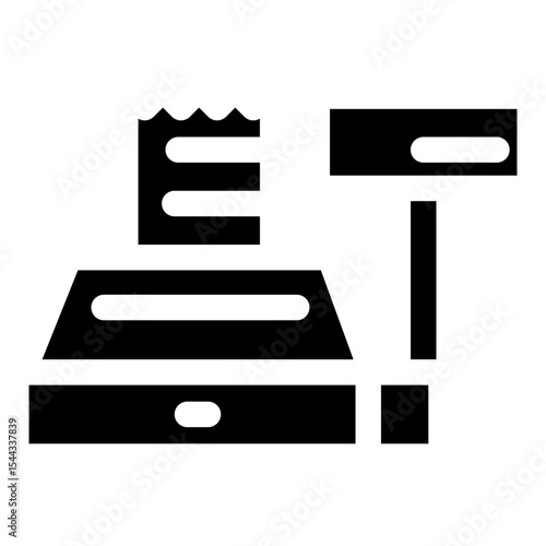 Cashier machine icon