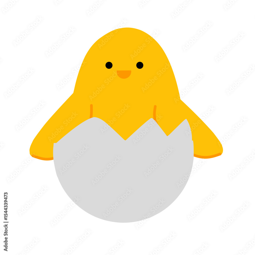 Fototapeta premium yellow duck on white