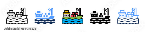 Cargo Ship multiple icon