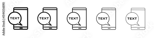 text icon black and white vector sign