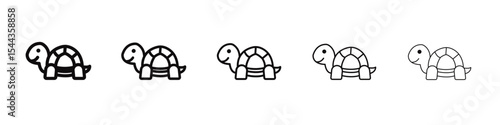 turtle icon black and white vector sign