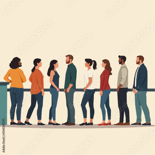 Promoting the Culture of Queuing – Public Discipline Concept