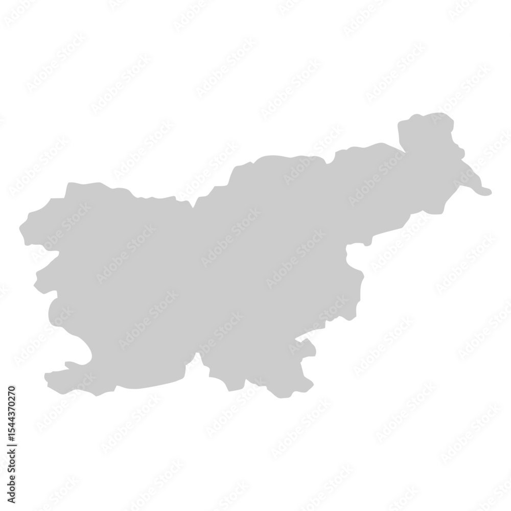 Fototapeta premium map of Slovenia Shadow