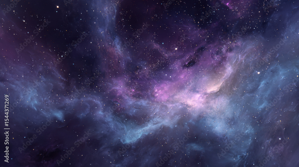 Fototapeta premium Space nebula and galaxy.