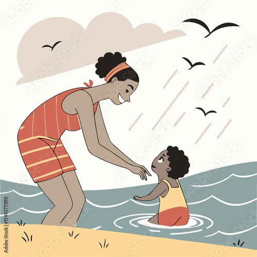 Brave rescue illustration representing selfless courage, life-saving support, and quick decision-making in crises.