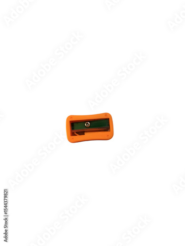 Orange Sharpner isolated on white background
