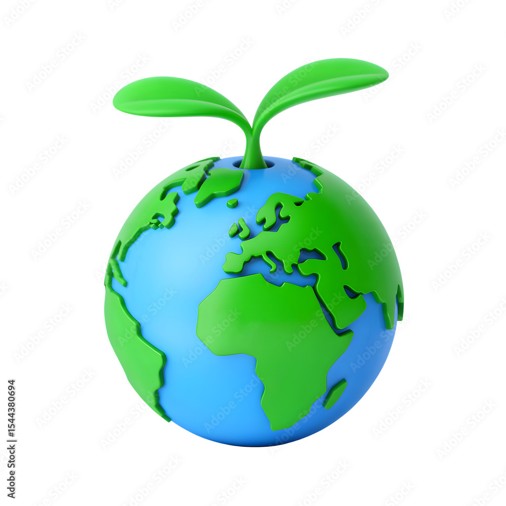 3d green planet earth icon isolated on transparent background. 3d rendering Cartoon plastic style. PNG file, cut out 3d green planet earth icon isolated on transparent background. 3d rendering Cartoon plastic style. PNG file, cut out