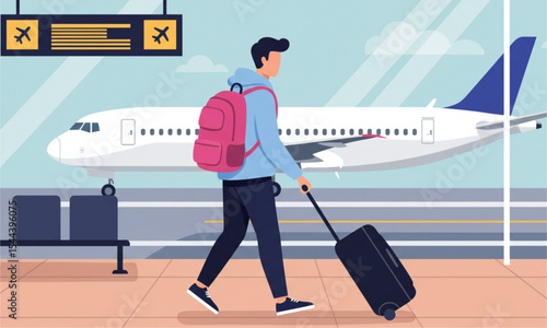 Man in airport 