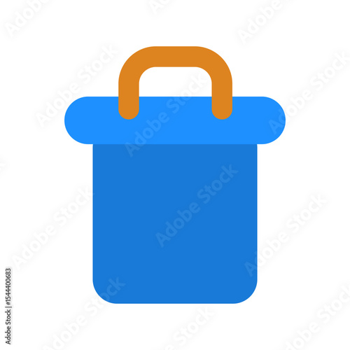 Flat Icon trash for online shopping digital marketing payment methods and delivery services