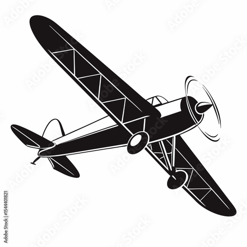 vector illustration of airplane