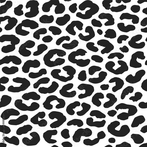 Leopard skin seamless patte...