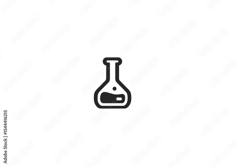 Lab Flask Filled With Liquid Lab Flask Filled With Liquid