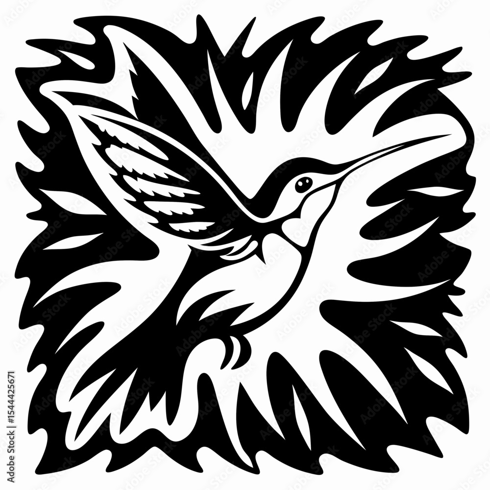 Obraz premium Hummingbird in Flight