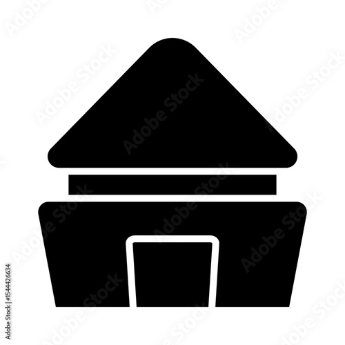 Luxury Cabin Icon Design