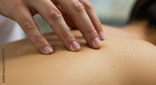 Wallpaper Mural Gentle hands massage a back Torontodigital.ca