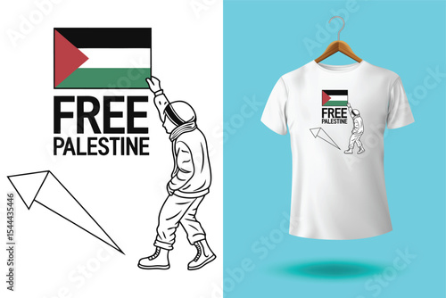 Palestine design vector, Save Palestine illustration for banner, t-shirt, poster, sticker, badges, social media design. Hand-Drawn Lettering Phrase, Calligraphy Graphic Typography.