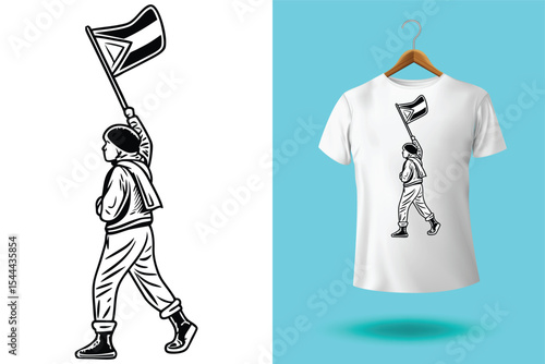 Palestine design vector, Save Palestine illustration for banner, t-shirt, poster, sticker, badges, social media design. Hand-Drawn Lettering Phrase, Calligraphy Graphic Typography.