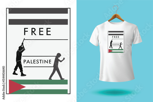 Palestine design vector, Save Palestine illustration for banner, t-shirt, poster, sticker, badges, social media design. Hand-Drawn Lettering Phrase, Calligraphy Graphic Typography.