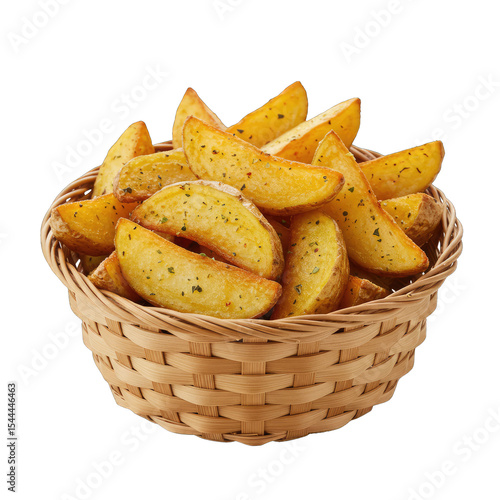 potatoes in a basket