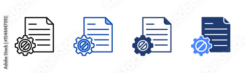 Termination icon sheet multiple style collection