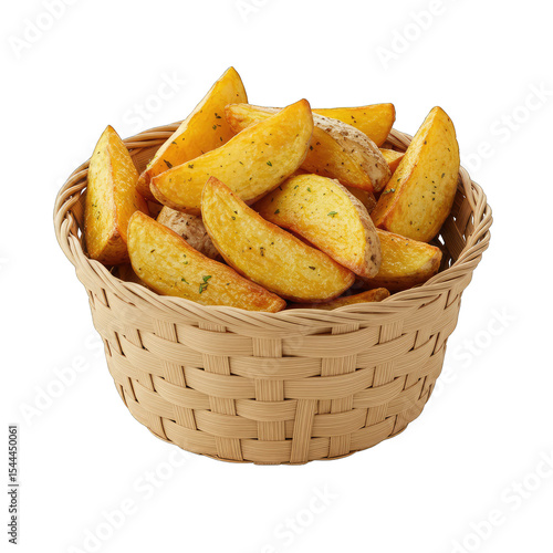 potatoes in a basket