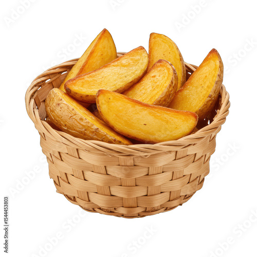 potatoes in a basket