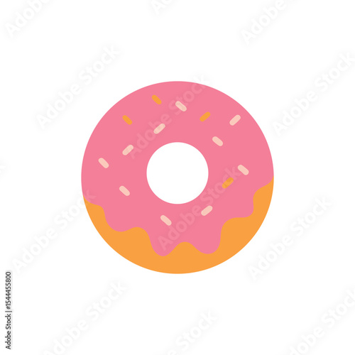 donut isolated on white background