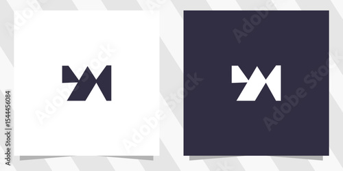 letter w logo design vector