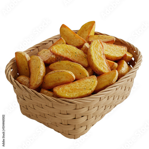 potatoes in a basket