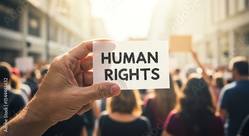 Wallpaper Mural Protest for human rights demonstration concept Torontodigital.ca