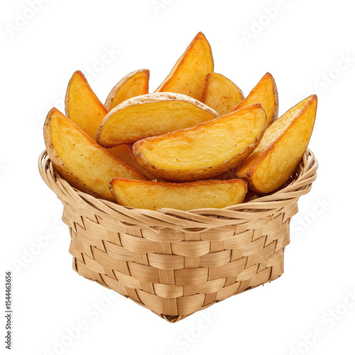potatoes in a basket