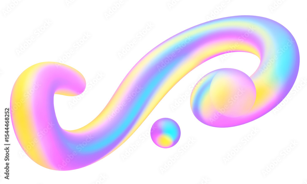 Colorful abstract swirl pastel gradient 3D fluid shape vibrant glossy modern creative dynamic playful digital art isolated on transparent background Colorful abstract swirl pastel gradient 3D fluid shape vibrant glossy modern creative dynamic playful digital art isolated on transparent background
