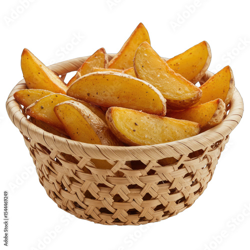 potatoes in a basket