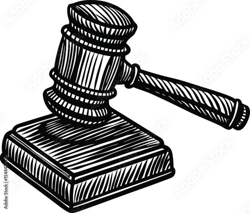 Gavel Illustration Justice, Law, Court, Legal, Verdict