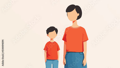 mother and son