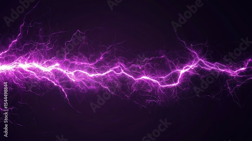 Purple lightning bolt against a dark background