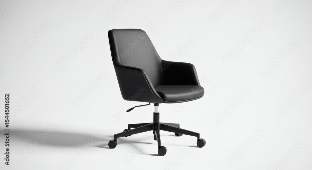Modern Black Chair Minimalist Office Elegance. Modern Black Chair Minimalist Office Elegance.