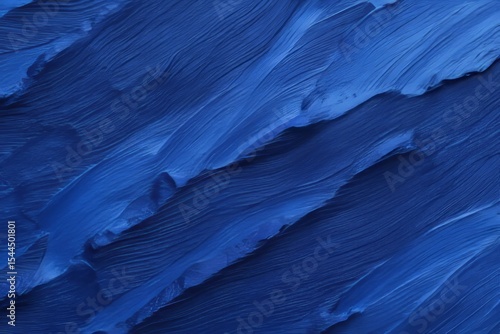 Wallpaper Mural Deep oceanic brush strokes mimic indigo tides, invoking Blue Monday's enigmatic calm, serenity over chaos, and painter's solstice Torontodigital.ca